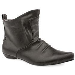 Female Star Western Ank Manmade Upper Casual in Black, Purple