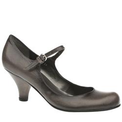 Schuh Female Virgo(3) Bar Court Leather Upper Low Heel in Grey, Pink