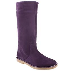 Schuh Female Zak Pull On Calf Suede Upper ?40 plus in Purple