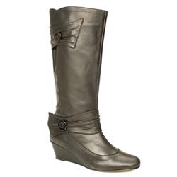 Schuh Female Zingo 2-Button Calf Leather Upper in Black