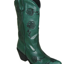GHOST ROSES COWBOY BOOT