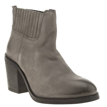 schuh Grey Motto Boots