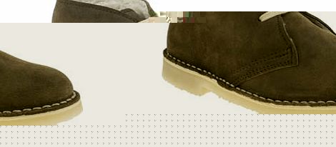 schuh Khaki Baldwin Fleece Boots