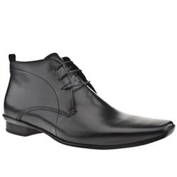 Schuh Male Andix Chukka Leather Upper Casual Boots in Black, Dark Brown