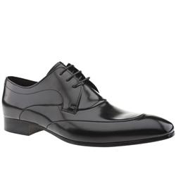 Schuh Male Craig Panel Gibson Leather Upper Laceup Shoes in Black, Tan