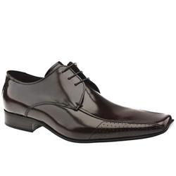 Schuh Male Royce T Line Gibson Leather Upper Casual Boots in Dark Brown