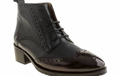 schuh Navy Respect Boots