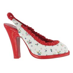 SCHUH OLIVE FLORAL S/BACK