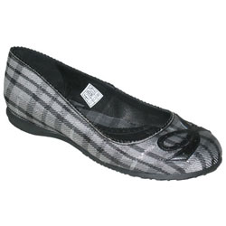 SCHUH PASTEL TARTAN BOW PUMP