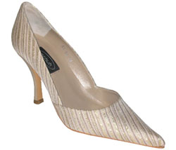 SCHUH PINK STRIPY FAB COURT