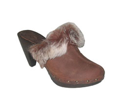 SCHUH REINDEER FURRY CLOG