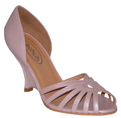 SCHUH SUGAR PEEP WEDGE