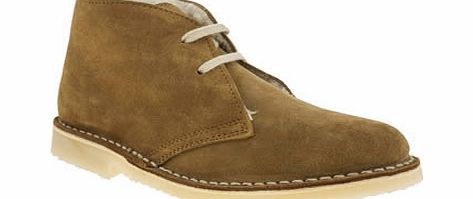 schuh Tan Baldwin Fleece Boots