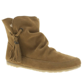 schuh Tan Prime Time Boots