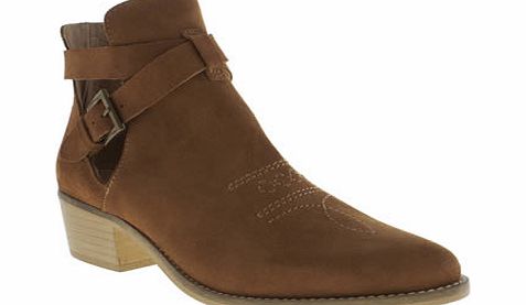 schuh Tan Rodeo Boots