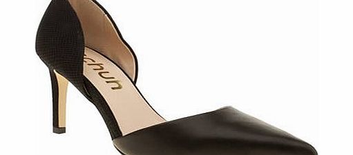 Schuh womens schuh black magnetic low heels 1211017060