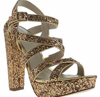 Schuh womens schuh bronze show off high heels