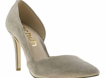 Schuh womens schuh grey mega hot high heels 1111567550