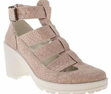 Schuh womens schuh pale pink jeopardy low heels