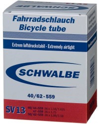 Schwalbe 20x1.1/8, 1.3/8, 500A SV (Presta) Tube