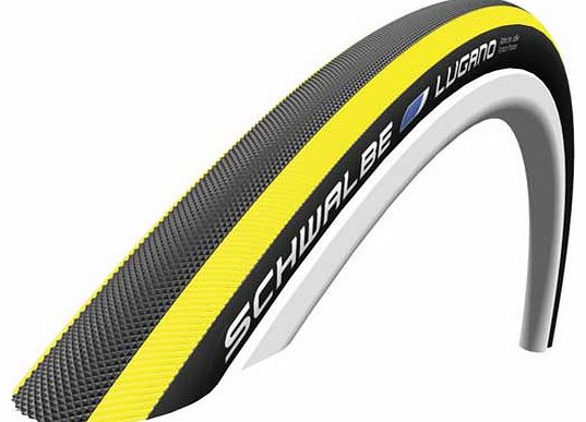 Lugano 700 x 23mm Bike Tyre - Yellow Skin