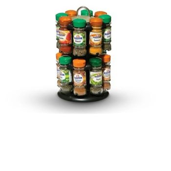 Schwartz - 2 Tier Revolving Spice Rack in