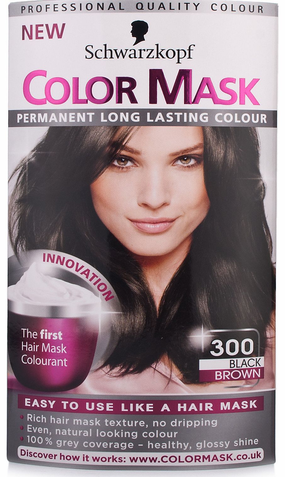 Schwarzkopf Colour Mask 300 Black Brown