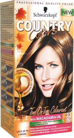 Schwarzkopf Country Colours Cognac Warm Brown 49