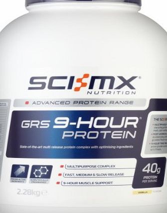 Sci-MX Nutrition  GRS 9-Hour Protein 2.28 kg Vanilla - State-of-the-art multi release protein complex with optimising ingredients