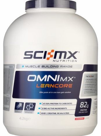 Sci-MX Nutrition  Omni MX Leancore 4.2 kg Strawberry - Elite grade all-in-one lean gain solution