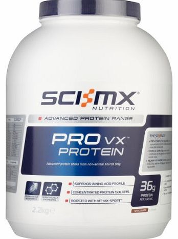 Sci-MX Nutrition  Pro-VX Protein 2.2 kg Chocolate - Advanced protein shake from non-animal source only