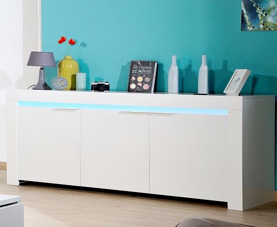 Sciae Galaxy Sideboard in White High Gloss with
