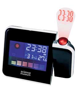 Colour Projection Thermometer Clock