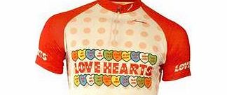 Scimitar Love Hearts Womens Cycle Jersey
