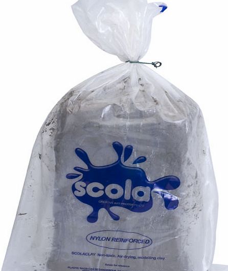 Scola Air Drying Clay 12.5kg Stone ADC12.5KG