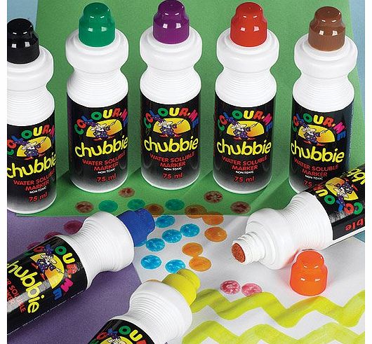 Scola Chubbi 75ml x 8 Paint Markers