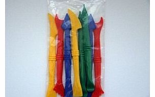 SCOLAQUIP 8 x Modelling Tools for Playdough or Clay