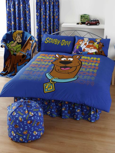 Scooby Doo Basics Double Duvet Cover and Pillowcase Bedding