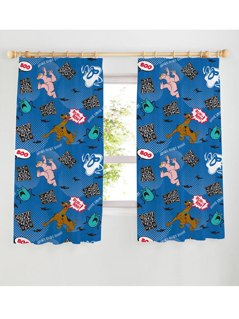 Scooby Doo Boo Curtains 54` Drop