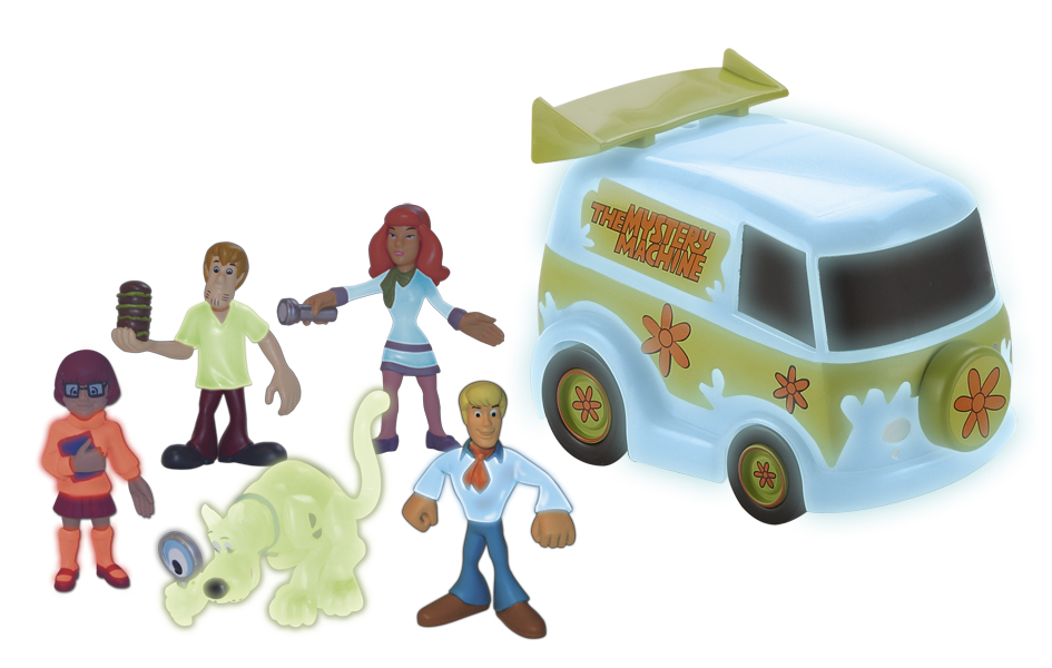 Scooby Doo Gitd Mystery Machine Vehicle and Crew