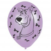 scooby doo Latex Party Balloons - 6 in a pack