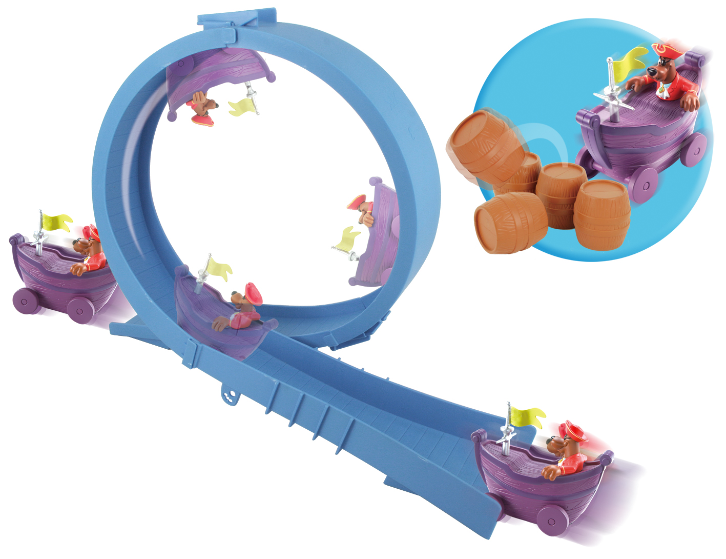Scooby Doo Pirate Treasure Ship Stunt Set