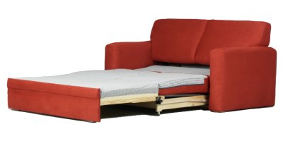 Scoop Leather Sofa Bed