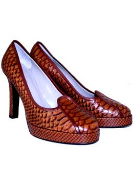 Salamay Mock Snakeskin Shoe by Scorah Pattullo