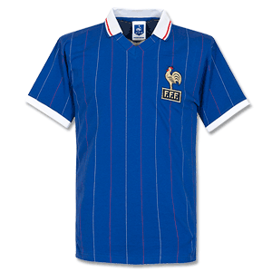 Scoredraw 1982 France Home WC82 Retro Shirt