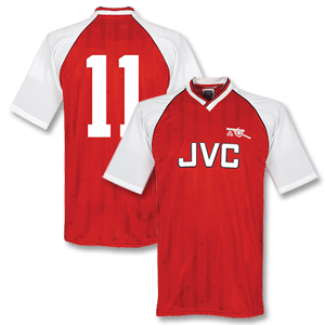 Scoredraw 1988 Arsenal Home Retro Shirt   No. 11 (Merson)
