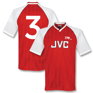 1988 Arsenal Home Retro Shirt + No. 3 (Winterburn)