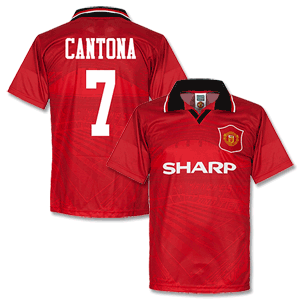 Scoredraw 1996 Man Utd Home Cantona 7 Retro Shirt