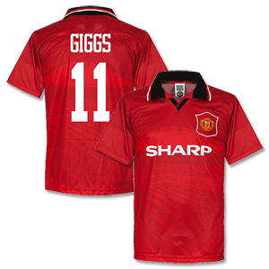 1996 Man Utd Home Giggs 11 Retro Shirt