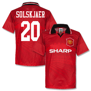 1996 Man Utd Home Solskjaer 20 Retro Shirt